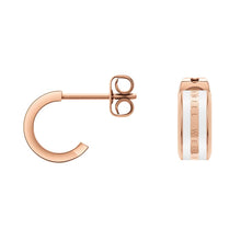 Load image into Gallery viewer, Daniel Wellington Rose Gold And Stainless Steel Two Tone Emalie Stud Earrings