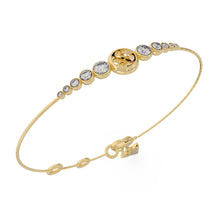 Load image into Gallery viewer, Guess Stainless Steel Gold Plated 4G Crystals Bracelet