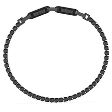 Load image into Gallery viewer, Guess Mens Jewellery Stainless Steel Logo Buckle Tennis Bracelet
