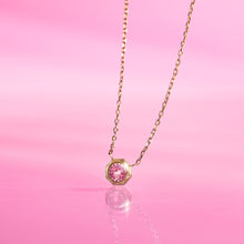 Load image into Gallery viewer, Fossil Barbie Special Edition Gold Plated Stainless Steel Pink Crystal Pendant On Chain