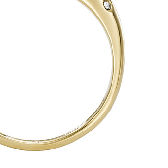 Disney Minnie Mouse Gold Plated Stainless Steel Glass Crystal Bow Domed Ring 100th Disney Anniversary