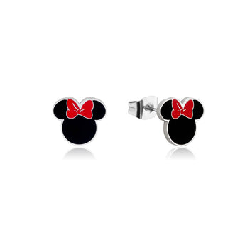 Couture Kingdom Disney Stainless Steel Minnie Silhouette Stud Earrings
