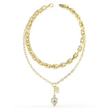 Guess Georgina Love Me Tender 16-18"Heart Double Chain