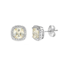 Load image into Gallery viewer, Michael Kors Sterling Silver Premium Cushion Cut Stud Earring