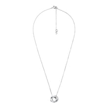 Load image into Gallery viewer, Michael Kors Sterling Silver Premium Interlocking Circle Pendant with Chain