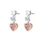 Michael Kors Double Tone Gold Plated Sterling Silver Premium Stud Earring