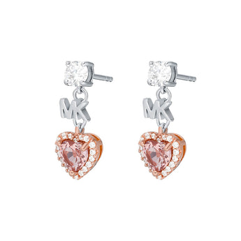 Michael Kors Double Tone Gold Plated Sterling Silver Premium Stud Earring