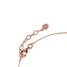 Load image into Gallery viewer, Emporio Armani Rose Gold Plated Stainless Steel Key Basics CZ Bracelet