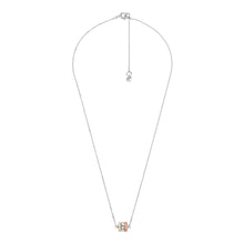 Load image into Gallery viewer, Michael Kors Multi Tone Gold And Rose Gold Plated Sterling Silver Premium Pendant With Chain