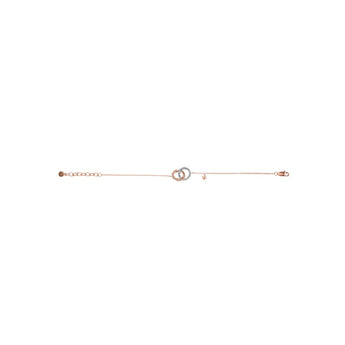 Emporio Armani Rose Gold Plated Stainless Steel Sentimental Logo Bracelet