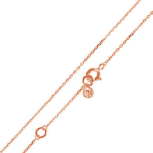 Load image into Gallery viewer, Michael Kors Rose Gold Plated Sterling Silver Premium Tapered Baguette CZ Heart Pendant With Chain