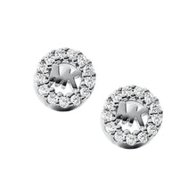 Load image into Gallery viewer, Michael Kors Sterling Silver Premium Logo Stud Earring