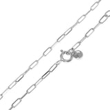 Michael Kors Sterling Silver Premium Pave Empire Link Pendant With Chain