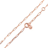 Michael Kors Rose Gold Plated Sterling Silver Premium Pave Empire Link Pendant with Chain