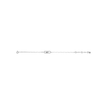 Michael Kors Sterling Silver Premium Pave Empire Link Bracelet