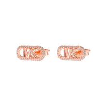Load image into Gallery viewer, Michael Kors 14ct Rose Gold Plated Sterling Silver Premium Stud Earring