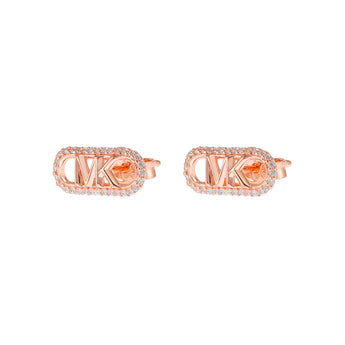 Michael Kors 14ct Rose Gold Plated Sterling Silver Premium Stud Earring