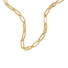 Load image into Gallery viewer, Michael Kors 14ct Gold Plated Brass Premium Empire Link Chain