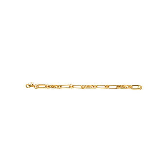 Michael Kors 14ct Yellow Gold Plated Brass Premium Empire Link Chain Bracelet
