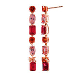 Michael Kors 14ct Rose Gold Plated Sterling Silver Drop Earring