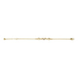 Emporio Armani Gold Plated Brass Sentimental CZ Bracelet