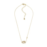 Emporio Armani Gold Plated Brass Sentimental Pendant With Chain
