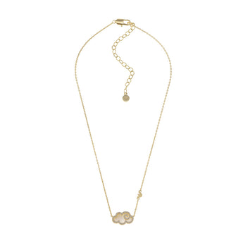 Emporio Armani Gold Plated Brass Sentimental Pendant With Chain