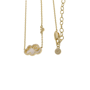 Emporio Armani Gold Plated Brass Sentimental Pendant With Chain