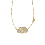 Emporio Armani Gold Plated Brass Sentimental Pendant With Chain