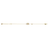 Emporio Armani Gold Plated Brass Sentimental Mother Of Pearl Bracelet