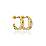 Couture Kingdom Disney Mickey Mouse Fireworks Hoop Earrings