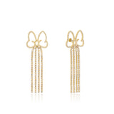 Couture Kingdom Disney Minnie Mouse Crystal Bow Drop Earrings
