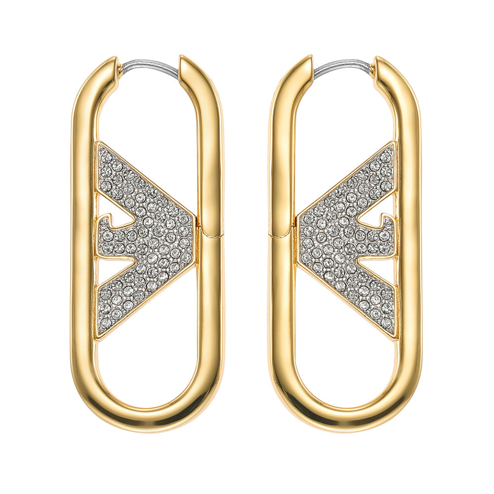 Emporio Armani Gold Plated Brass Fashion Earring