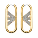 Emporio Armani Gold Plated Brass Fashion Earring