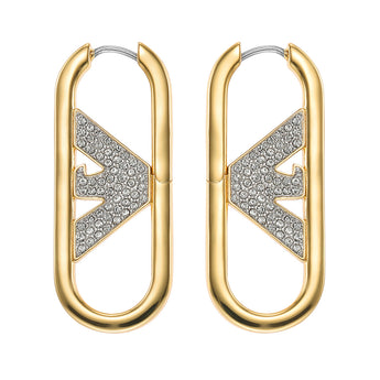 Emporio Armani Gold Plated Brass Fashion Earring