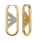 Emporio Armani Gold Plated Brass Fashion Earring