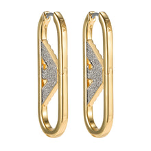 Load image into Gallery viewer, Emporio Armani Gold Plated Brass Fashion Earring