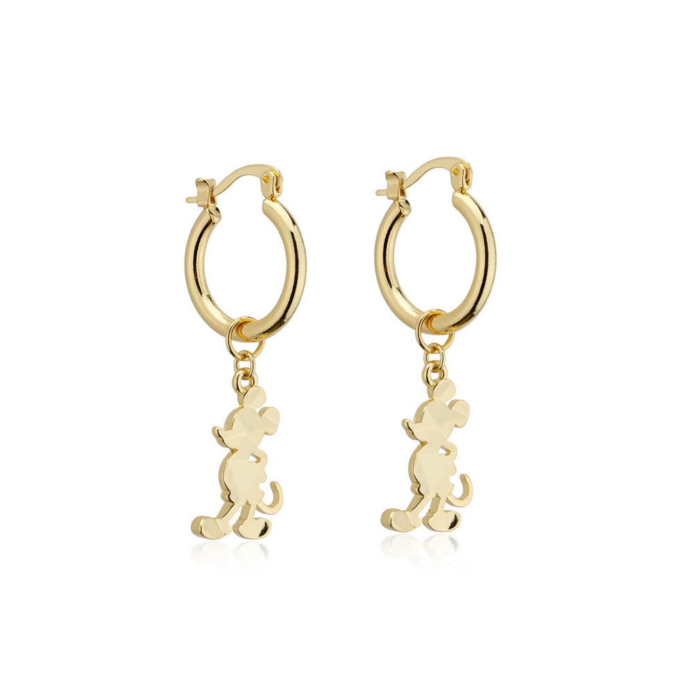 Mickey mouse shop hoop earrings