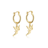 Couture Kingdom Disney Tinker Bell Hoop Earrings