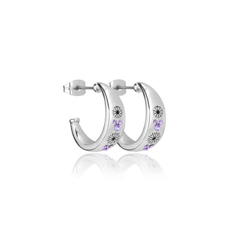 Couture Kingdom Disney Mickey Mouse Fireworks Hoop Earrings