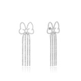 Couture Kingdom Disney Minnie Mouse Crystal Bow Drop Earrings