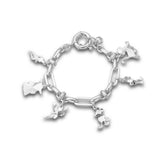Couture Kingdom Disney 100 Facet Charm Bracelet Mixed Franchise