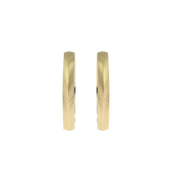 Fossil Yellow Gold Plated Stainless Steel  Harlow Earring