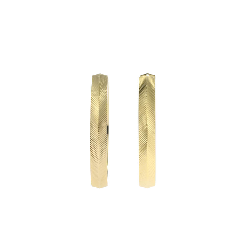 Fossil Yellow Gold Plated Stainless Steel  Harlow Earring