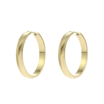 Fossil Yellow Gold Plated Stainless Steel  Harlow Earring