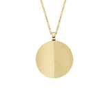 Fossil Yellow Gold Plated Stainless Steel  Harlow Pendant with Chain