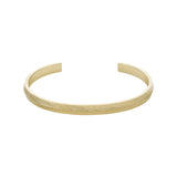 Fossil Yellow Gold Plated Stainless Steel Harlow Open Bangle