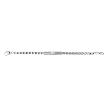 Emporio Armani Stainless Steel Black Marble Bracelet