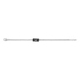 Emporio Armani Stainless Steel Black Matte Lacquer Bracelet