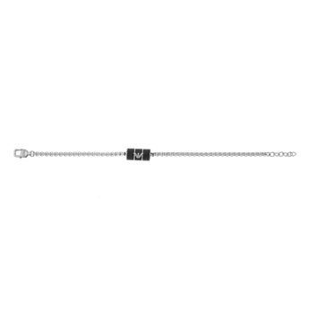 Emporio Armani Stainless Steel Black Matte Lacquer Bracelet